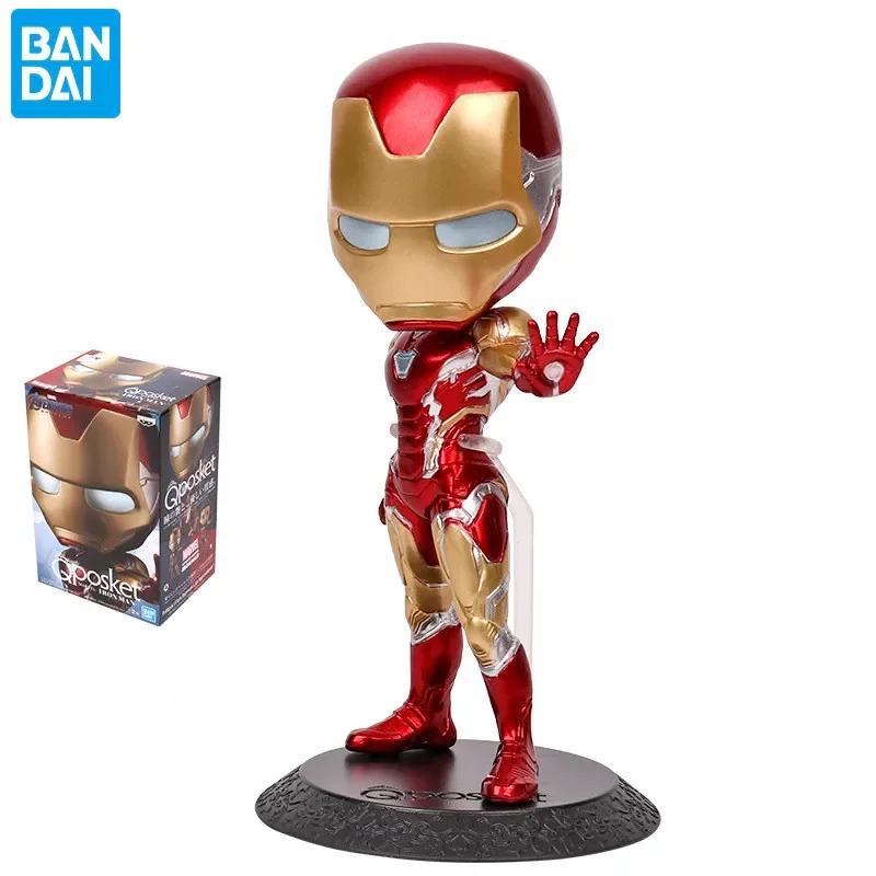 BANDAI original Banpresto Qposket Marvel Avengers Iron man Captain