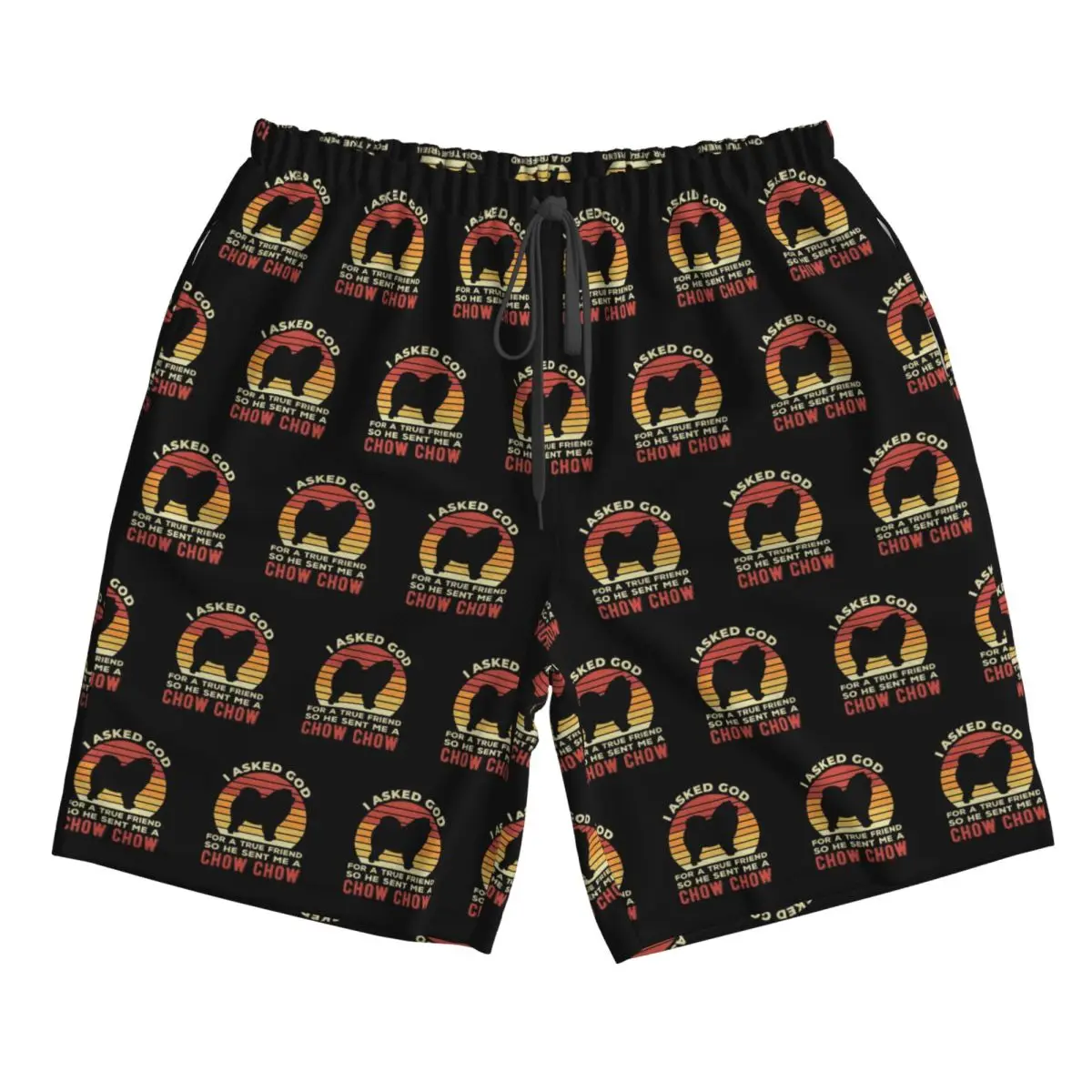 

Chow Chow 3 Trunks Beach Board Shorts Casual Quick Dry Swim Summer Men Pants