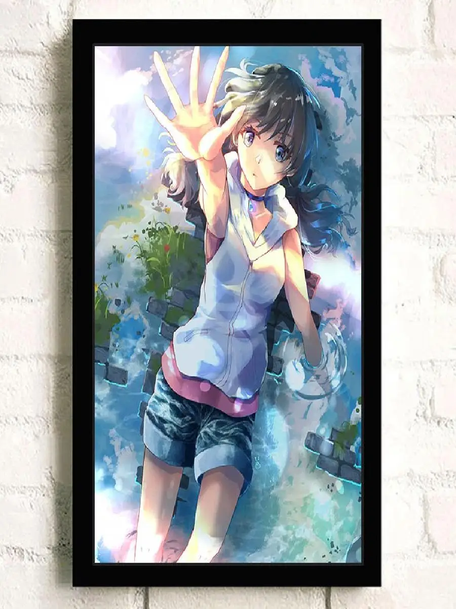HighQuality Anime Wall Art Poster  Weathering With You  Your Name Family Home Decor Print