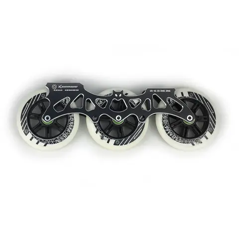 인라인 스케이트 베이스 세트, 3*110mm 스피드, 165-195mm, Dinstance 프레임 ILQ-11 베어링, 85A PU 휠, Powerslide Patines 스케이트 대야