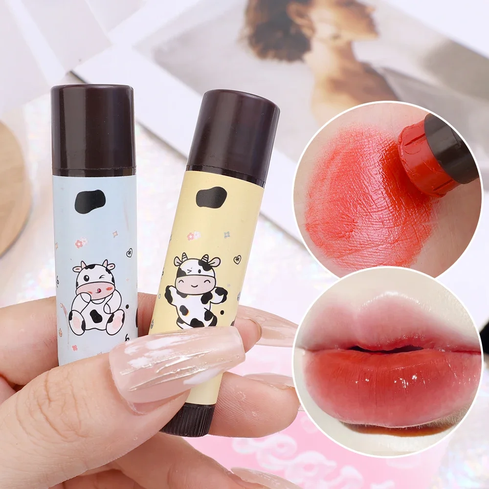 Colored Lip Balm Long Lasting Moisturizing Lip Tint Waterproof Change Color Lipstick Colorless Lips Care Lips Makeup Cosmetics