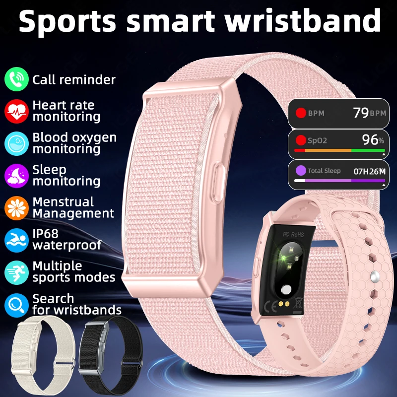 LIGE Smart Bracelet for Men Women Health Smart Watch New Activity Fitness Tracker Heart Rate Body Temperature Monitor Sport Band