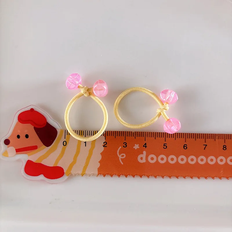 10 قطعة العصابات الشعر المرنة للأطفال لون الحلوى طفل الفتيات الشعر حبل العلاقات ذيل حصان حامل شريط مطاطي إكسسوارات الشعر أغطية الرأس