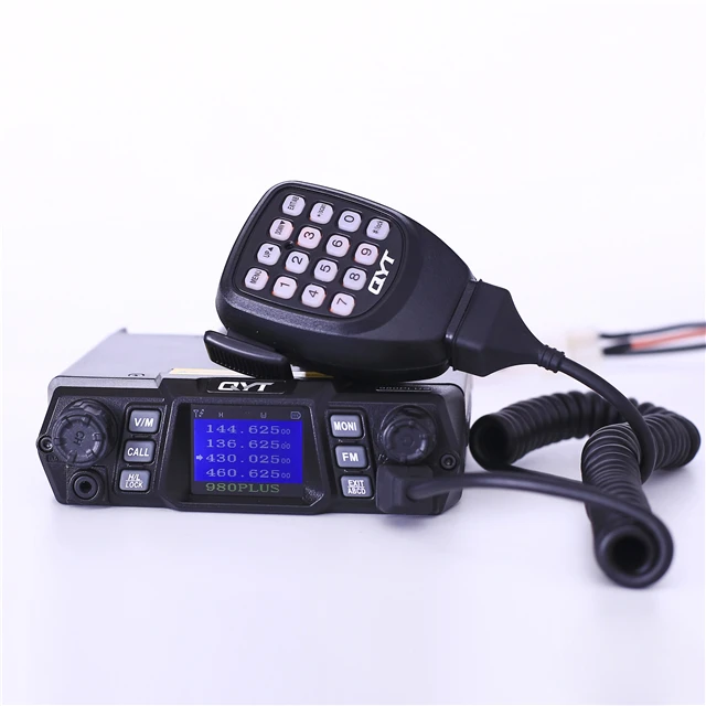 

CN-980PLUS Portable 100W VHF UHF CB Two-Way Radio Smart Button Vehicle Mouted Walkie Talkie FM AM Car Radio Transceiver