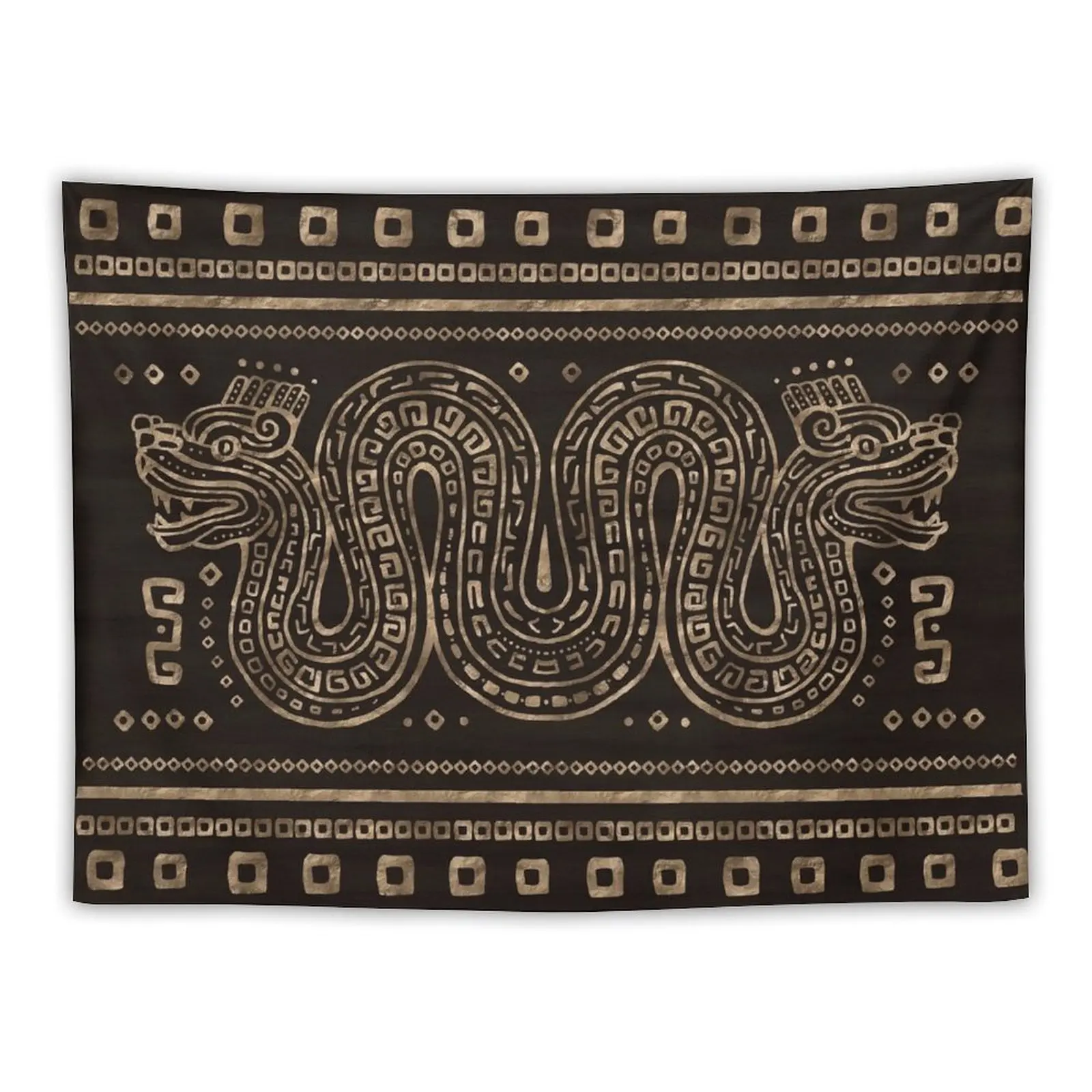 

Aztec Double-headed serpent Tapestry Home And Comfort Decor Bedroom Decor Aesthetic Room Decorating Aesthetic Tapestry