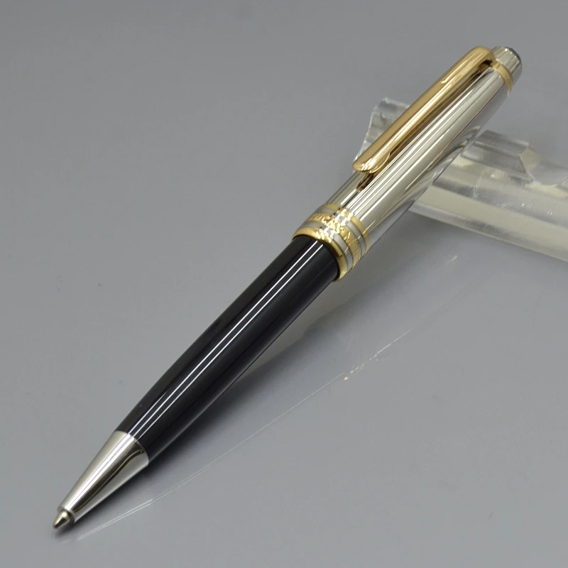 Luxury Black / Silver 163 MB Ag925 ballpoint pen / Roller ball pen / Fountain pen office stationery Promotion ball pens gift