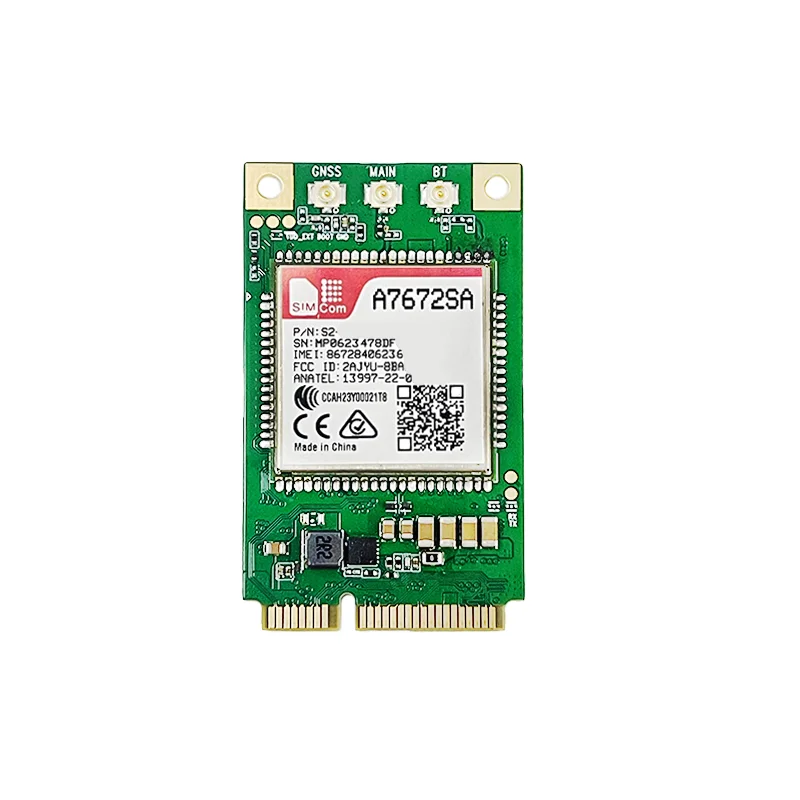 Módulo SIMCOM CAT1 LTE, A7672SA-LASE-PCIEA