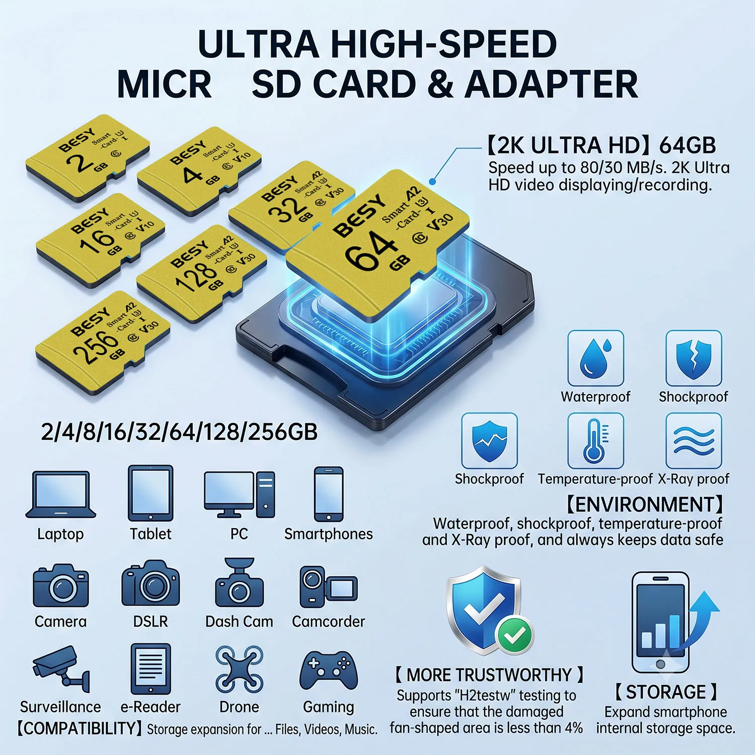cartao-de-memoria-flash-micro-sd-tf-de-alta-velocidade-256g-128g-64g-32g-16g-8g-4g-2g-u3-v30-c10-para-cameras-e-drones