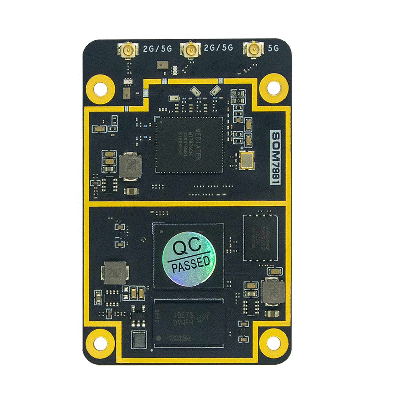 System On Module SOM-7981 MT7981 Wifi 6 Demo Core SOM board 32GB SBC motherboard Linux CPU MCU IOT solutions DEVELOPMENT BOARD