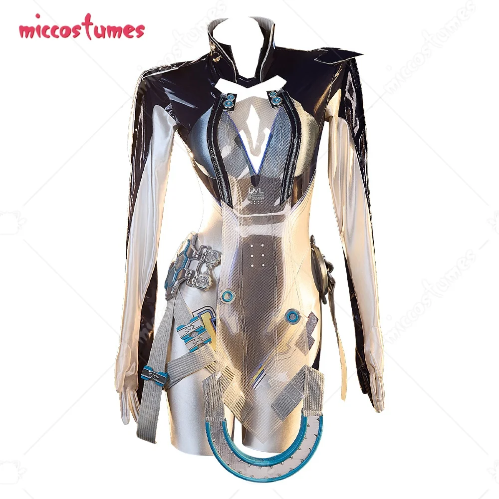 Miccostumes Raven Cosplay-Kostüm für Damen, Bodysuit mit Requisiten und Handrüstungen