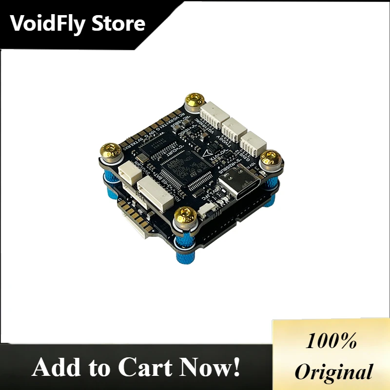 VoidFly SpeedyBee F405 V3 3-6S 30X30 FC&ESC FPV Stack F405 Flight Controller BLS 50A ESC for FPV Freestyle Drone Model
