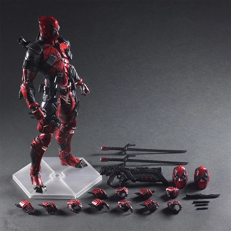 Play Arts Kai Final Fantasy 7 VII Cloud Strife Action Figure Deadpool Figure Sword Remake Toys 28CM Bookshelf Decoration Gifts