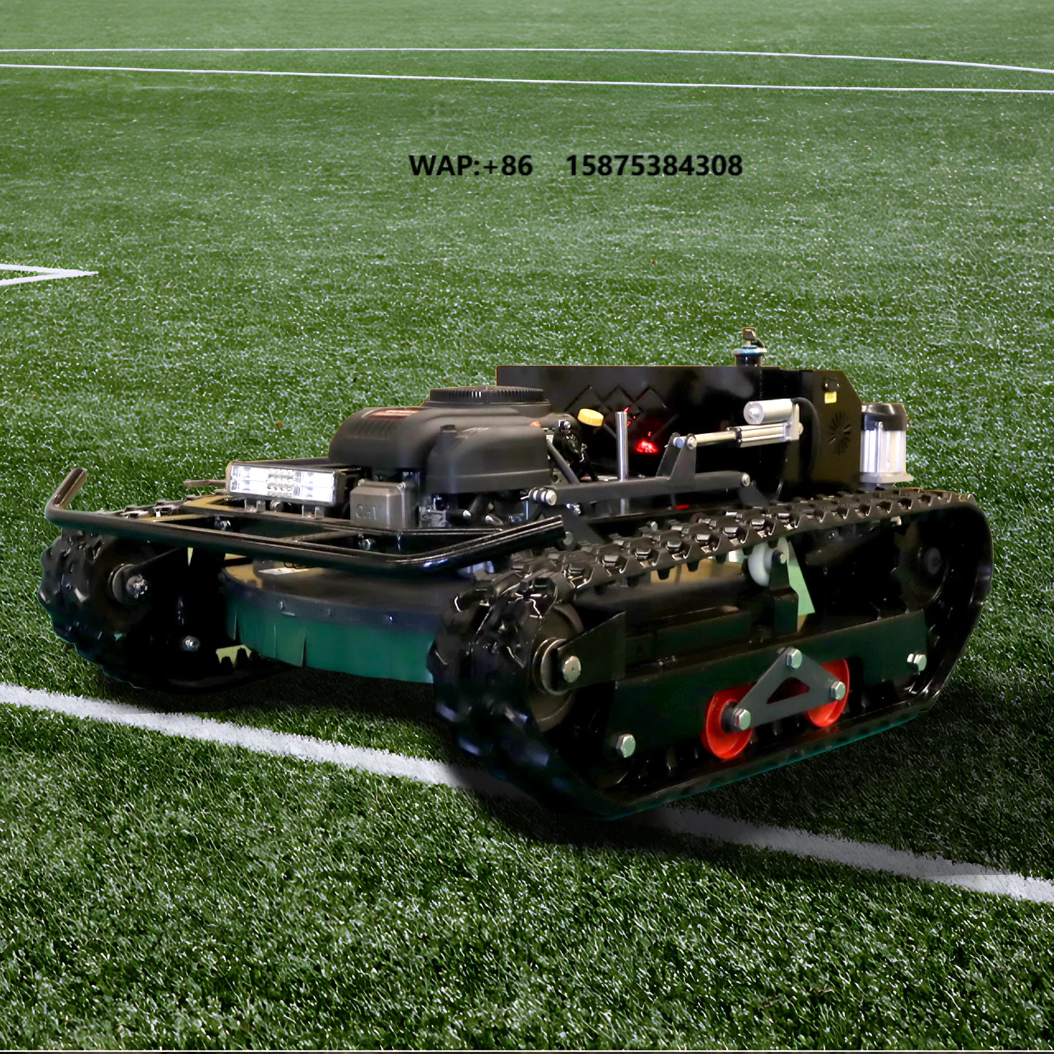 Custom Electric Start Remote Control Lawn Mower, 800mm zero Turn Four Stroke Mini Smart Remote Control Lawn Mower for Farm Golf
