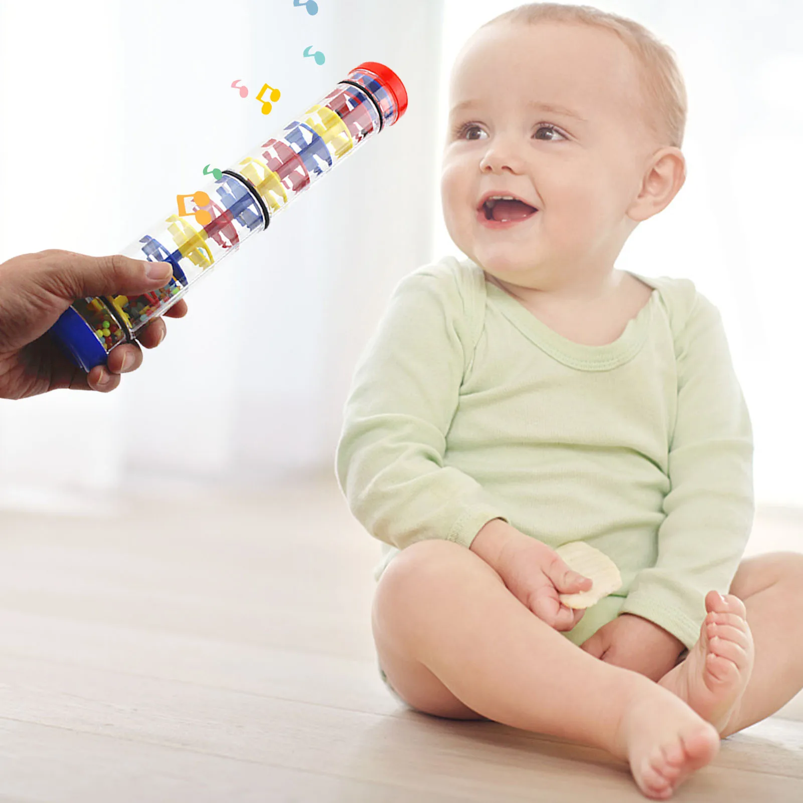 Rassel Rohr Regen Shaker Regen Stick Baby Spielzeug Regen Stick Musical Instrument Rainstick Rainmaker Spielzeug Sensorischen Spielzeug Für Babys