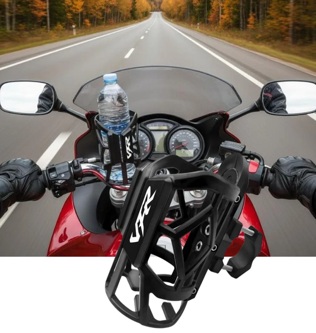 دراجة نارية كأس الماء حامل لهوندا VFR800F VFR 800F 800F 2015 2016 2017 2018 جودة عالية دراجة نارية موضة كأس الماء حامل