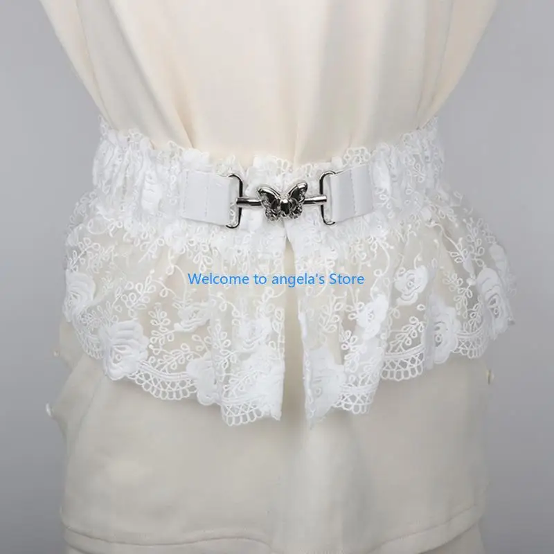 X4YC гибкий кружевной пояс, поддерживающий ремень, эластичная дышащая ткань, профессиональное использование