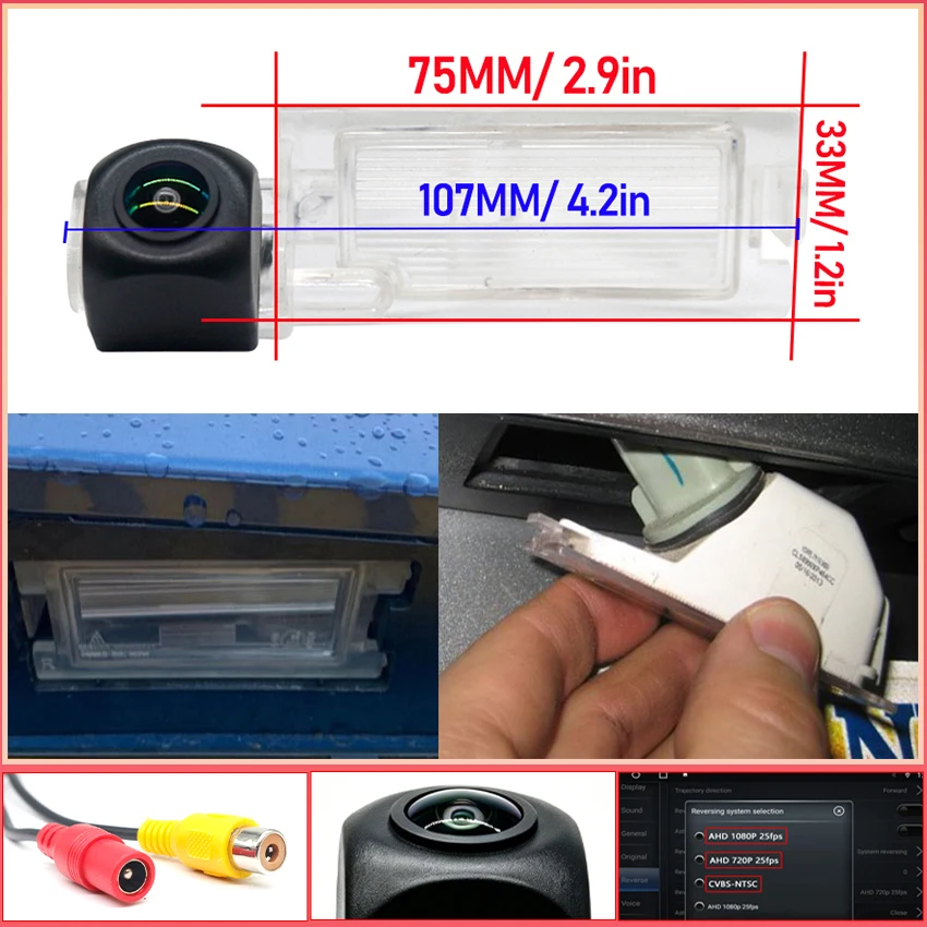 For Toyota 86 GT FT GT86 FT86 For Subaru BRZ FSR FS-R 2012~2018 AHD Reversing Image Camera Night Vision HD Rear View Back Up CAM