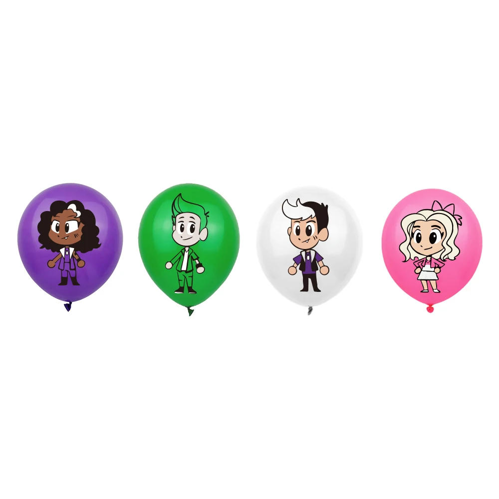 ZOMBIES Happy Birthday Party Supplies Latex Balloon Banner Decoration Paper Cupcake Topper Boy Toy Baby Shower Activity Decor