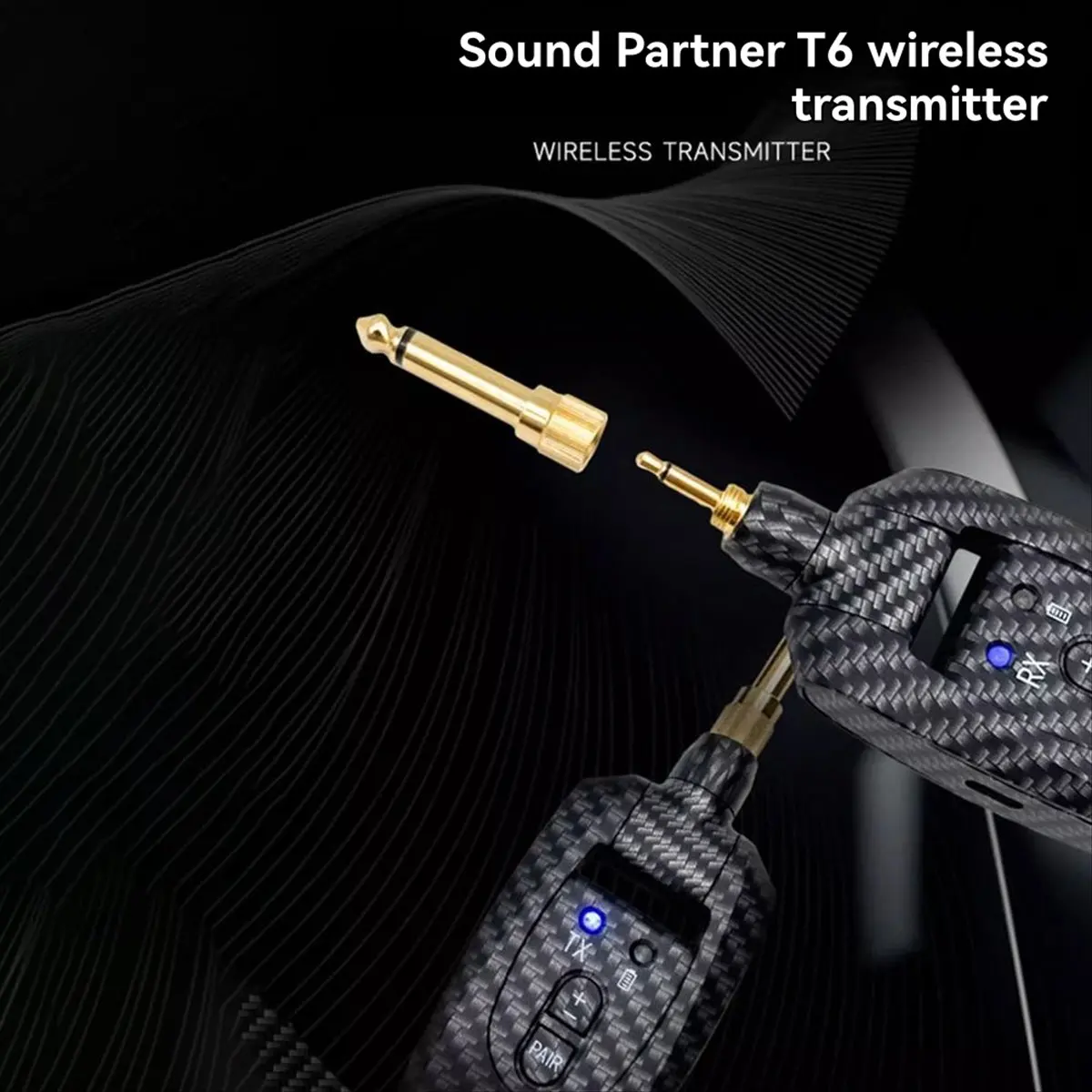 Efficient- Guitar Wireless Receiver Transmitter Set Wireless Guitar System Rechargeable Wireless System for Electric Guitar Bass