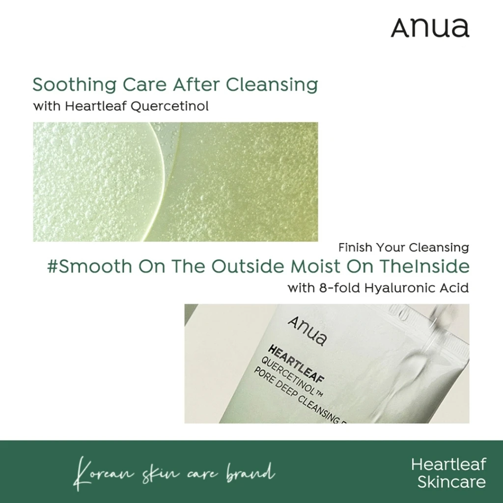 Anua Cleanser Heartleaf olie Gezichtsreiniger Koreaanse Originele Vorm Hydraterende Kalmerende Huidverzorging Heartleaf Oil Control Cleanser