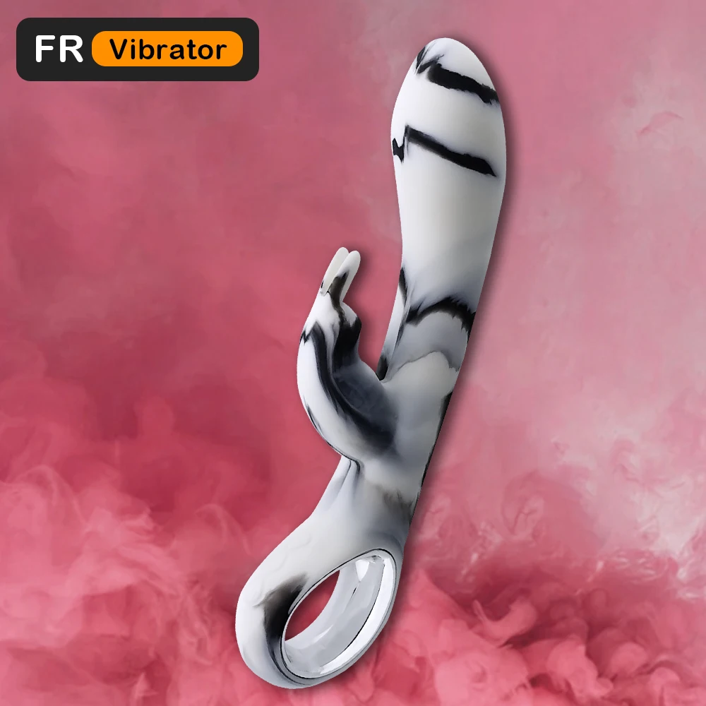 Powerful Rabbit Vibrator For Women Camouflage Color G Spot Clitoris Stimulator Rechargeable Adult Goods Female Sex Toy