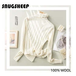 striped turtleneck top women white pullover wool sweater fashion winter clothes long sleeve womens knit sweaters tops vintage