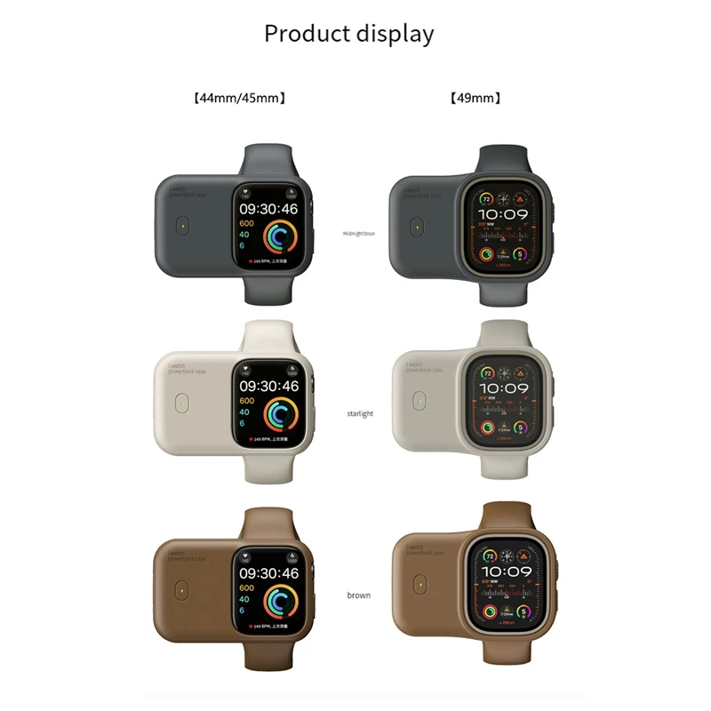 

Портативное беспроводное зарядное устройство для Apple Watch, уличное мобильное устройство питания 1200 мАч, чехол для быстрой зарядки Iwatch-HDL