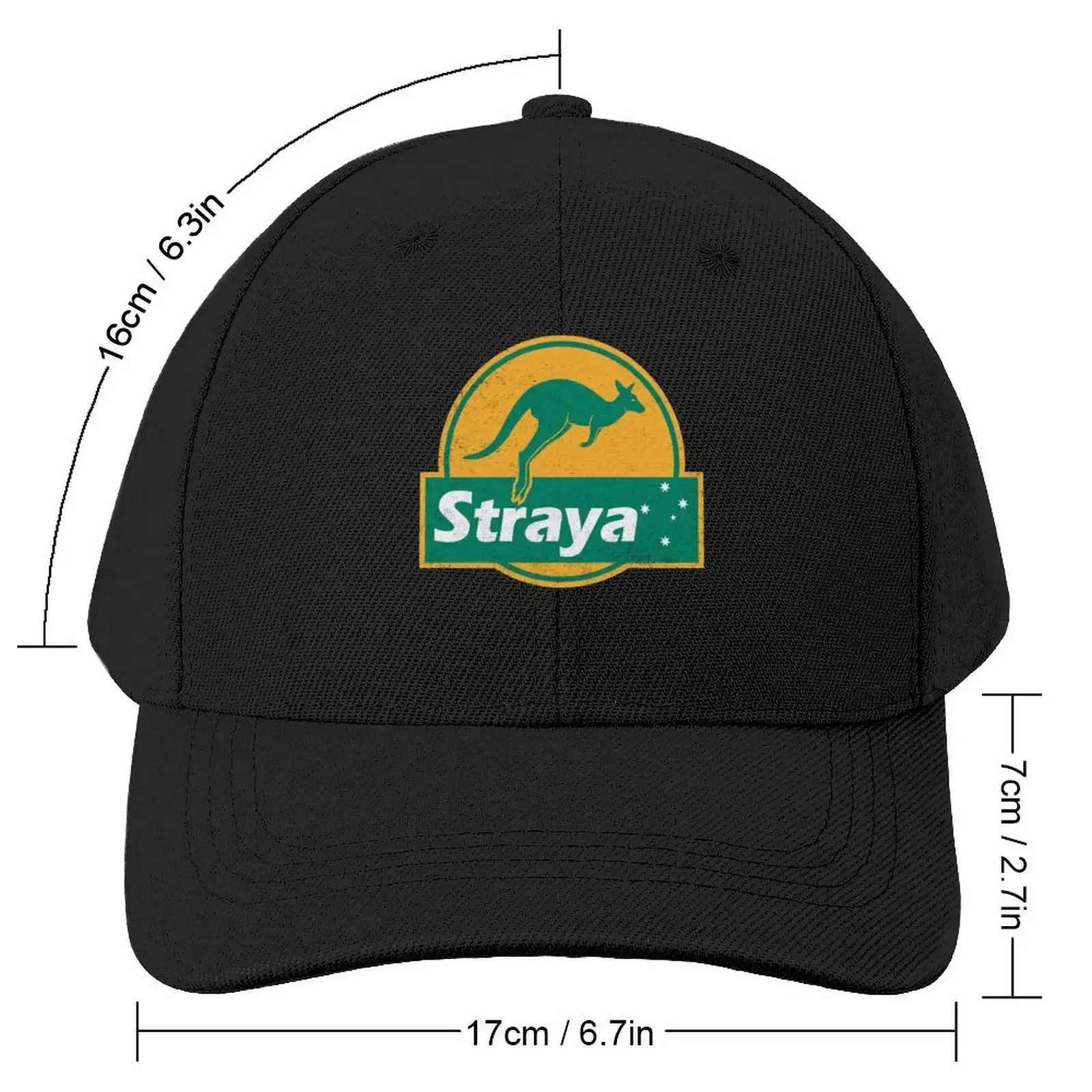 Straya Kangaroo Sticker Baseball Cap sun caps Hat Man Luxury Golf Wear Beach Bag Ladies Men's