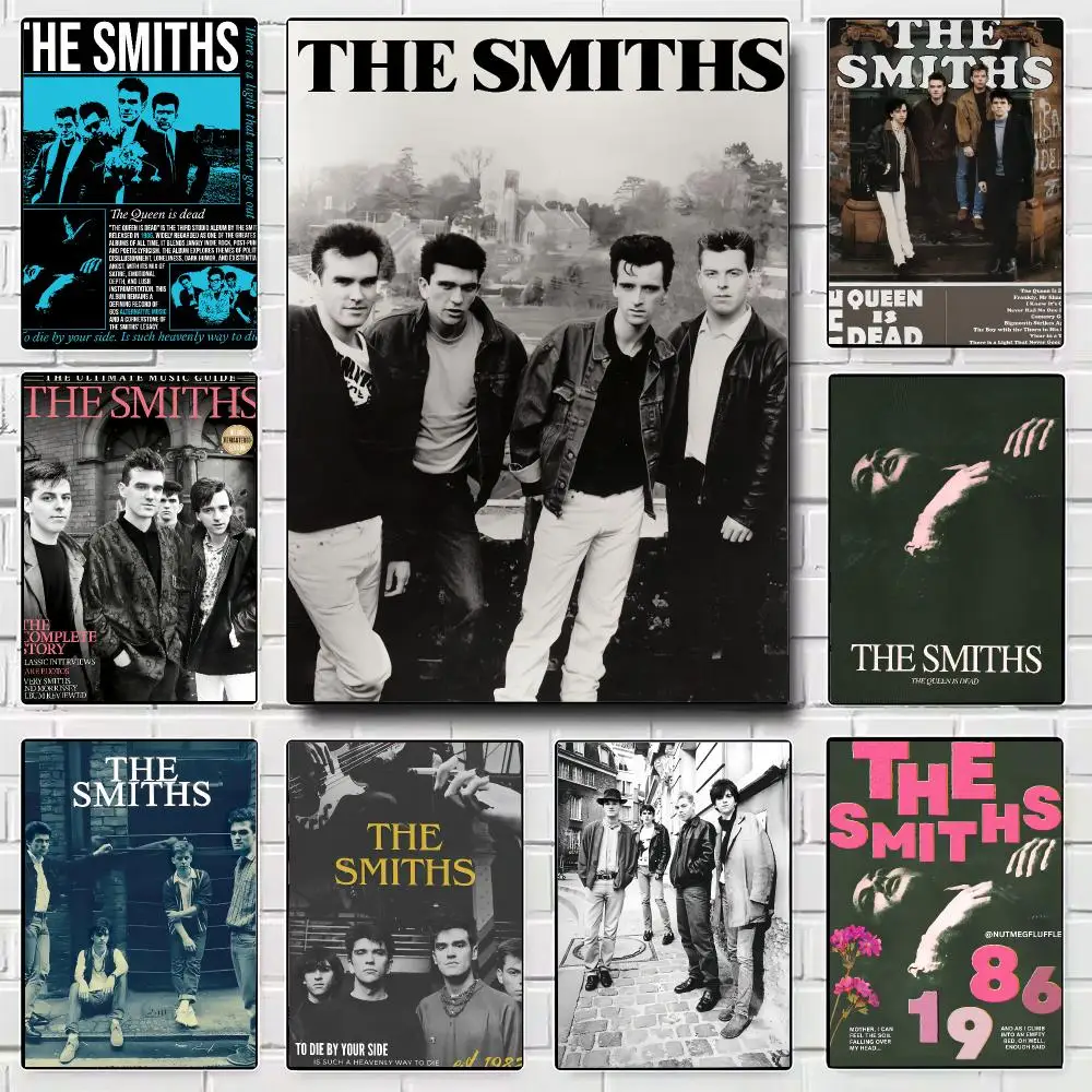 Band The Smiths Poster Modern Wall Art for Bedroom Living Room Cafe Bar Aesthetic Home Decor Gift