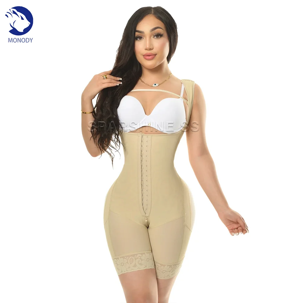 

Fajas Colombianas Post Sugery Women's Body Shaper High Compression Hourglass Waist Trainer Shapewear Tummy Control Bodysuit