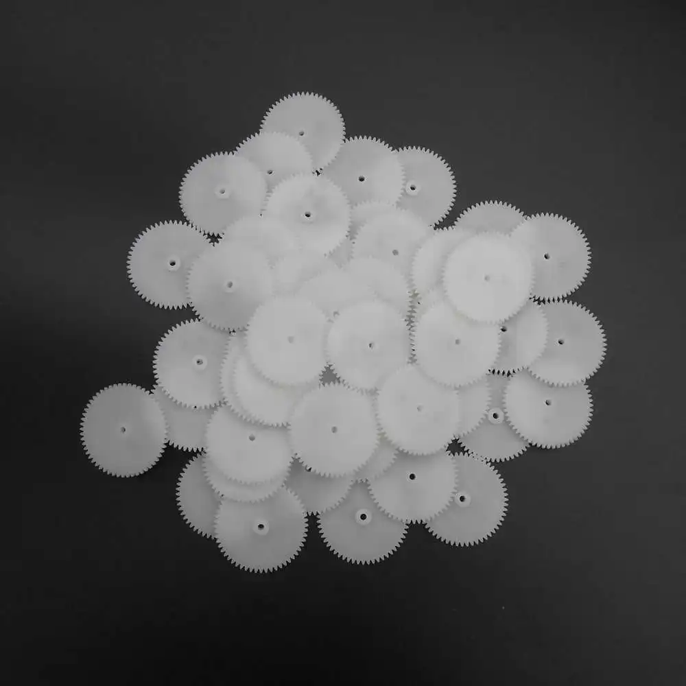 20Pcs/Lot 0.5M 32T Plastic Spur Gear 0.5 Modulus 32 Teeth Bore Hole Aperture 2mm 1.95mm 2A Thickness 4-5MM for RC Cars 322A POM