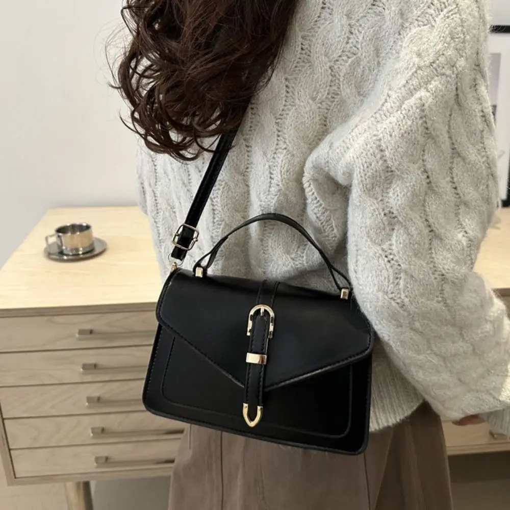 

Portable Versatile Shoulder Bag Korean Style PU Leather Luxury Designer Tote Bag Large Capacity Minimalist Crossbody Bag Women