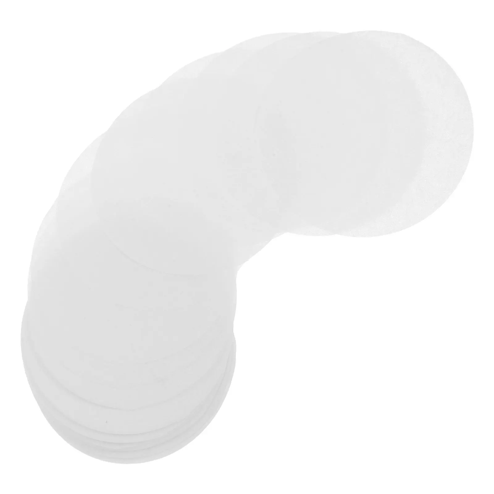 100Pcs Round Coffee Filter Paper for Espresso Machines Premium Disposable Filter Papers Improved Water Distribution No