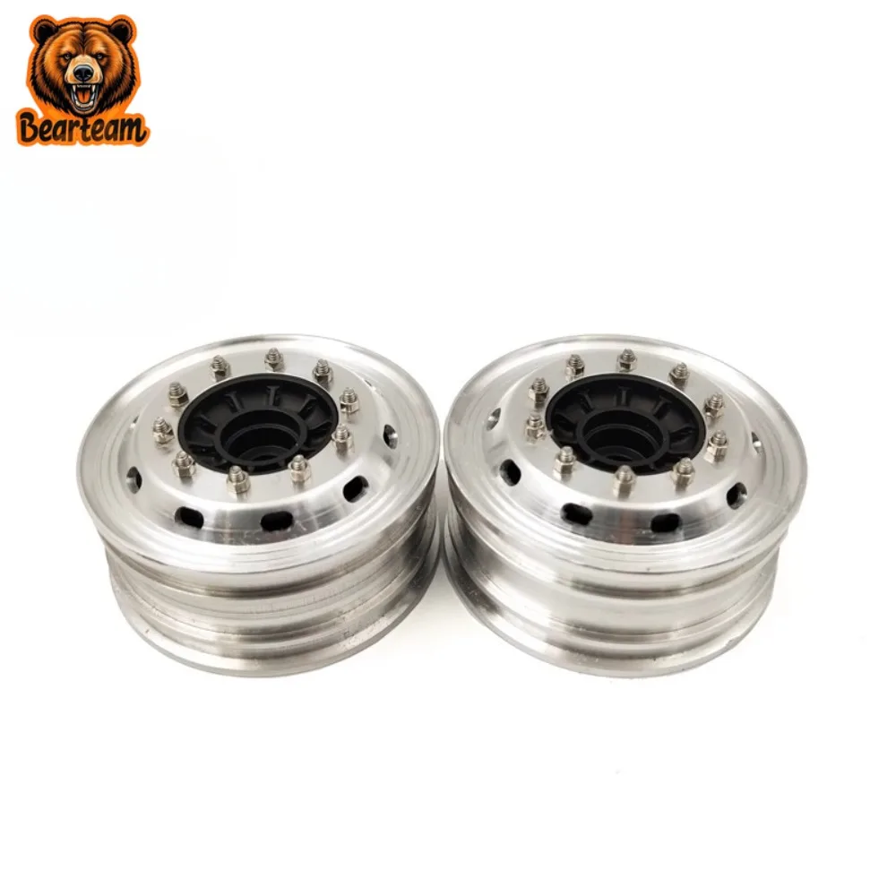 1 par de bujes de rueda delantera para camión Tamiya RC 1/14 VOLVO MAN Scania BENZ piezas de bricolaje