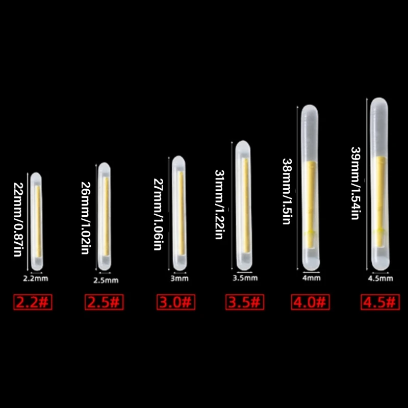 قصبة الصيد توهج عصا Lightstick الصيد تعويم ضوء توهج عصا لدغات توهج مصباح