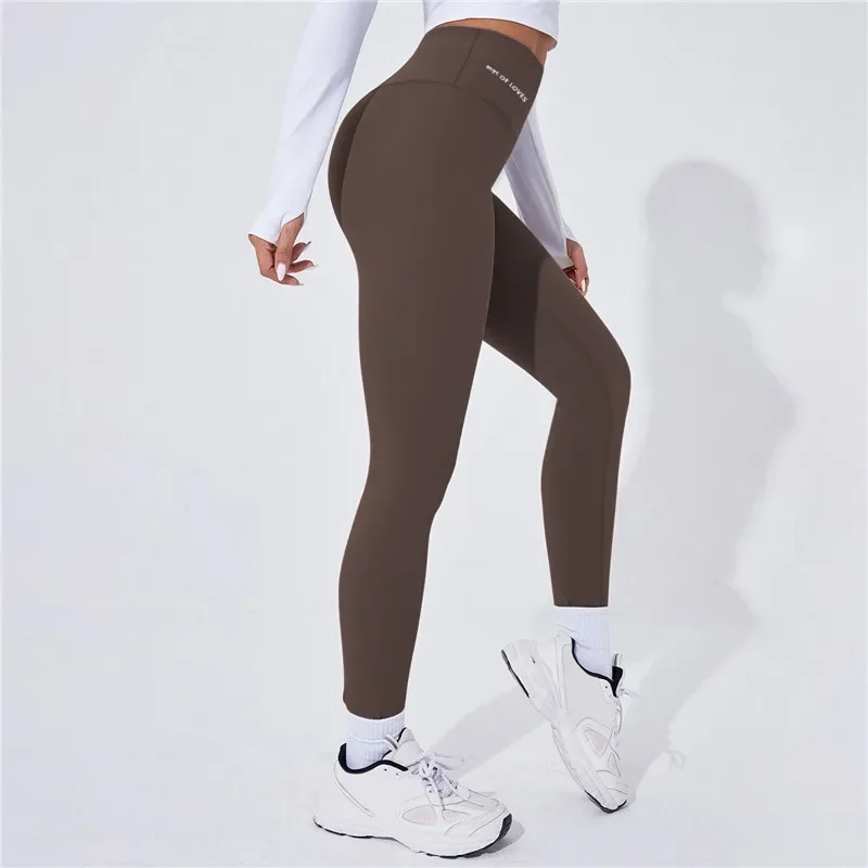 Vita alta Yoga Leggins caldi collant sportivi donna termica pantaloni da corsa Sexy Leggings per il sollevamento del culo Push Up mutandine palestra Fitness