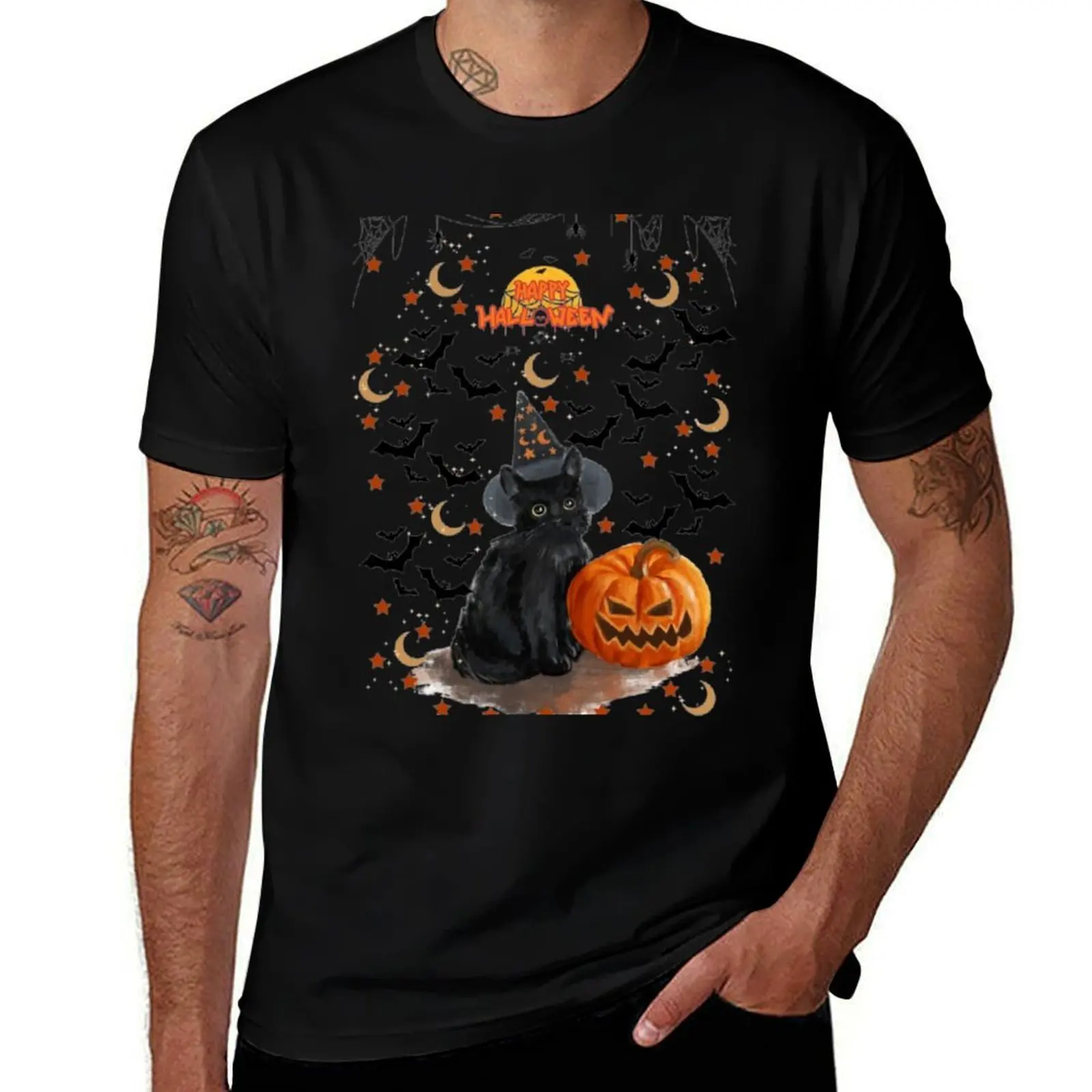 

Halloween Pumpkin T-Shirt funny gifts plus size tops sublime mens t shirts pack