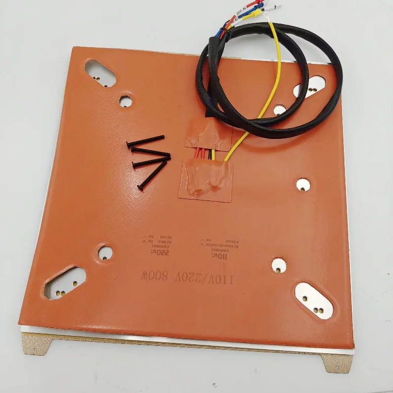 

Funssor Creality CR-10/Pro Ender3 V3 Plus Ender3 MAX 310 мм литая алюминиевая платформа с подогревом 110/220 В силиконовый нагреватель