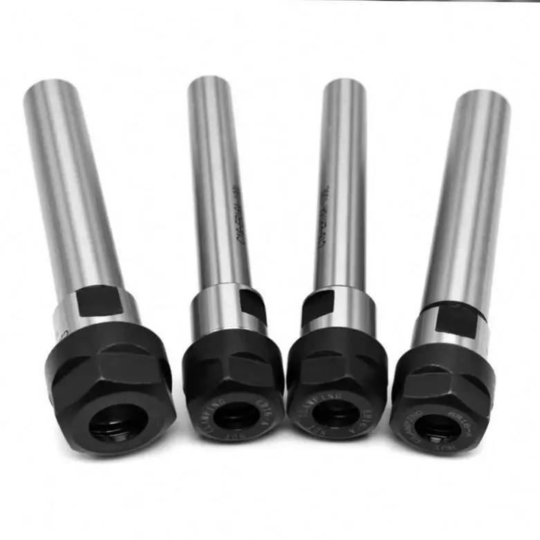 Milling Machine Tool Straight Shank C8 C10 C12 C16 C20 C25 for ER8 ER11 ER16 ER20 Mini Nut Straight Shank Collet Chuck
