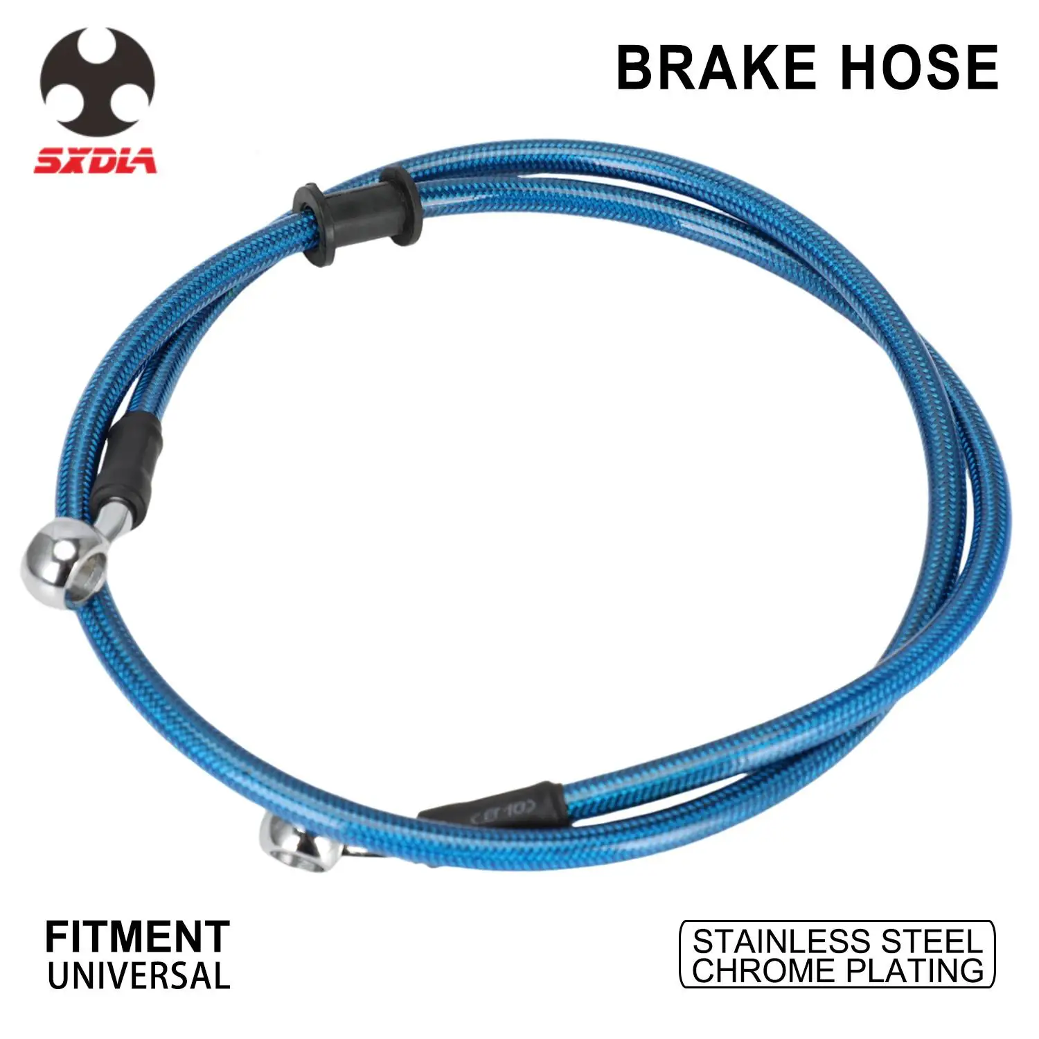 Universal Motorcycle Hydraulic Reinforce Brake Oil Hose Line Pipe Tube Blue For KTM Honda Kawasaki Suzuki Yamaha Husqvarna