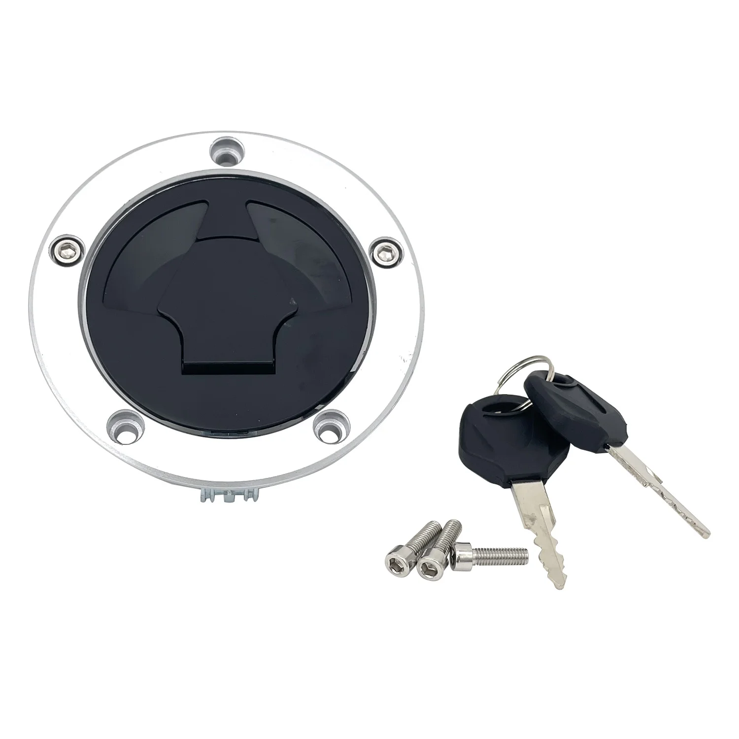 Motorcycle Fuel Gas Tank Cap Cover Lock+Keys For Kawasaki Ninja ZX-10R Ninja ZX-6R ZX636