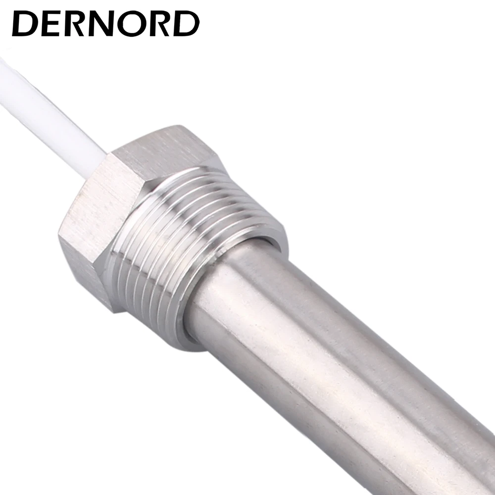 3/4\'\' NPT Thread Cartridge Immersion Heater 300W 500W 600W 800W 1000W Electric Water Heating Element 24V 36V 48V Diameter 19MM