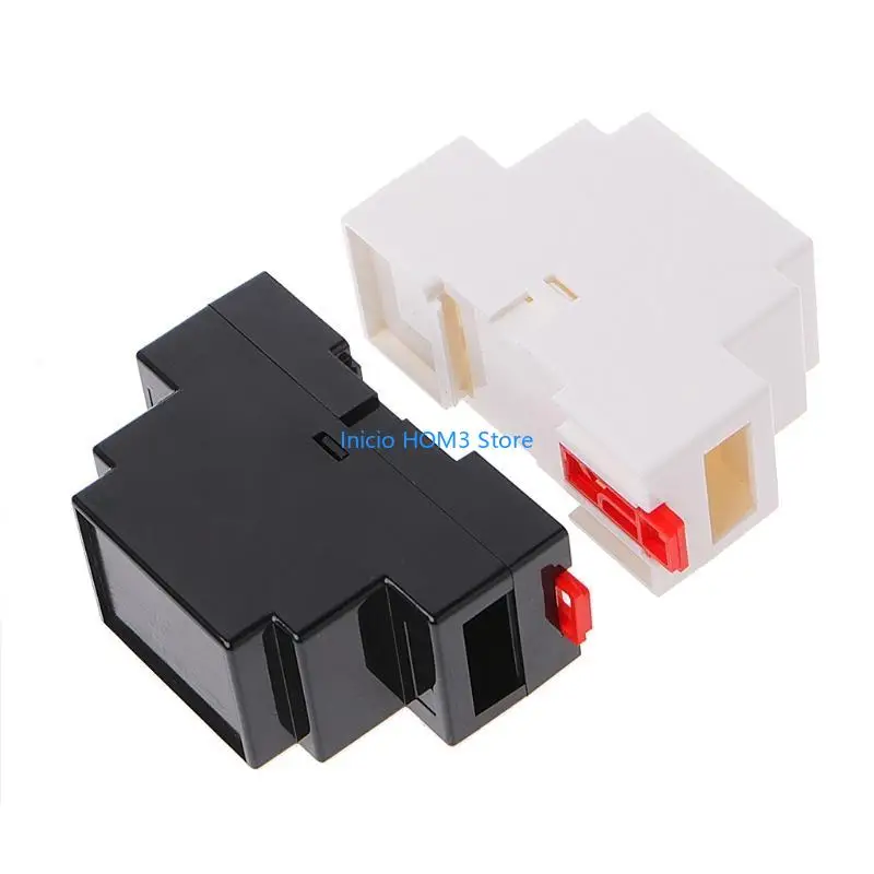 A5YD 2 Pcs 88x37x59mm Plastic Electronics Box Project for Case DIN PLC Junction