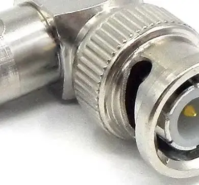 1/5/10PCS Q9 BNC Male Female 90 Degree Right Angle Connector BNC Male To BNC Female L-shaped Free Shipping Brass Nickel plated