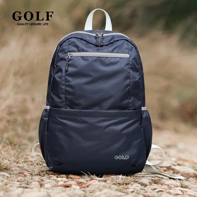 GOLF Foldable Backpack New Trendy Versatile Leisure Sports Backpack Lightweight Outdoor Student Backpack