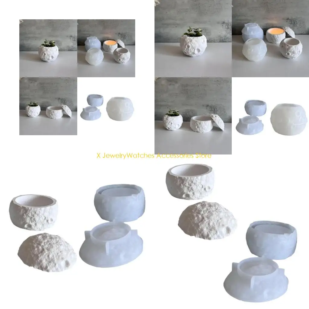 

31KD Creative Moon Designs Sturdy Silicone Mould Portable Accessory for Craft Enthusiasts Home Decoration Projects