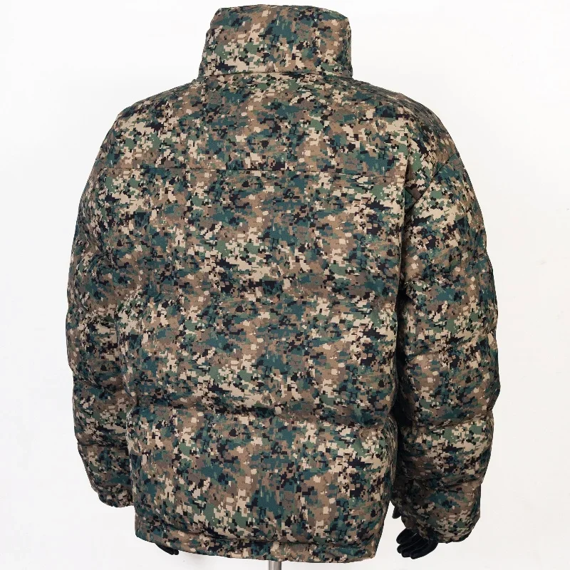 THUG CLUB camouflage cotton jacket, waterproof, windproof, stand up collar, warm winter men's jacket