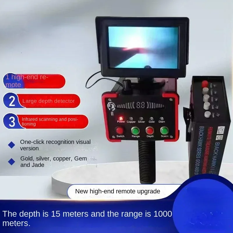 

2nd generation underground visible metal detector, high-precision outdoor archaeological gold, silver, and copper treasure