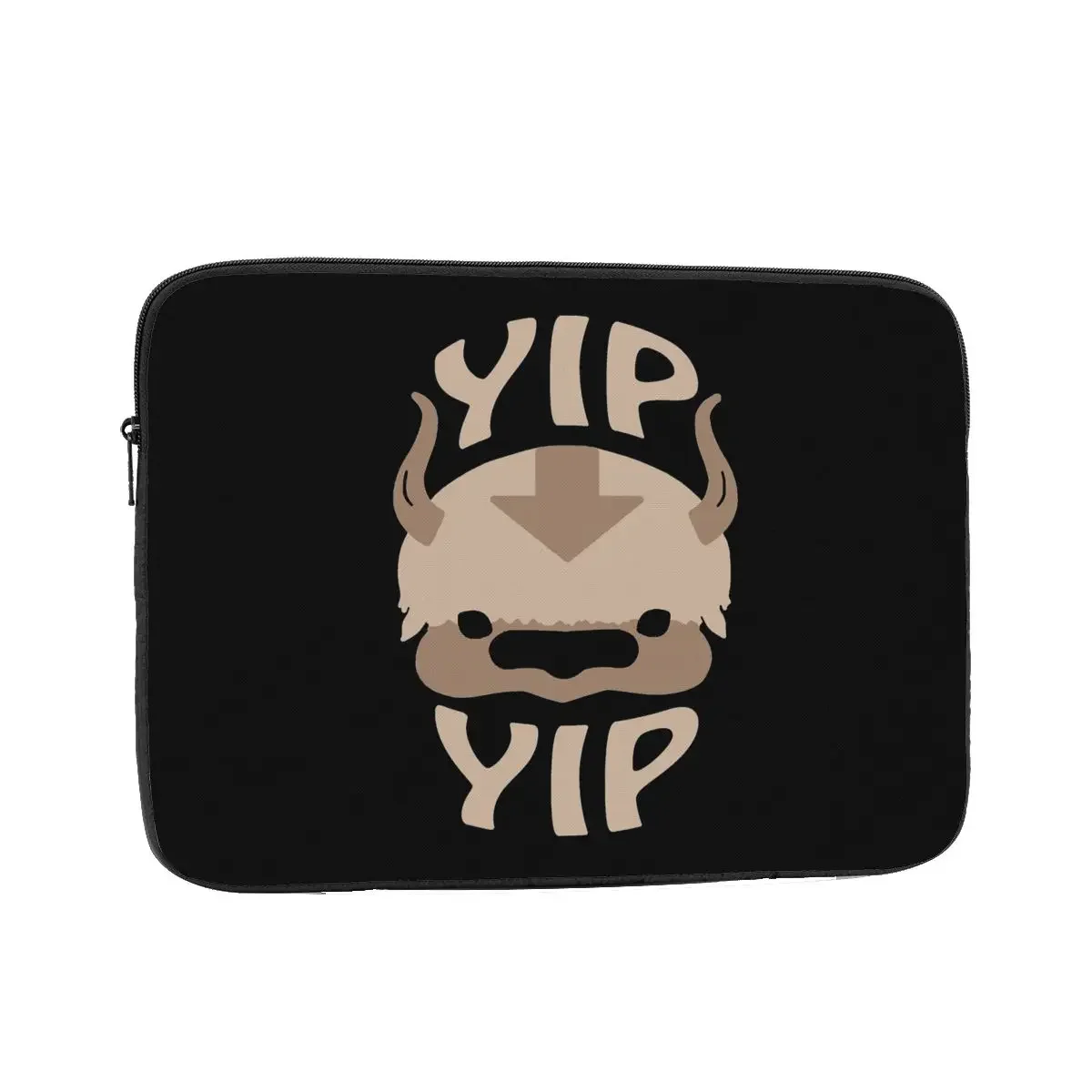 Laptop Notebook Sleeve Cover Bag The Last Airbender Anime Computer Sleeve Case Yip Yip Appa 12 13 15 17 Inch Shockproof Case Bag