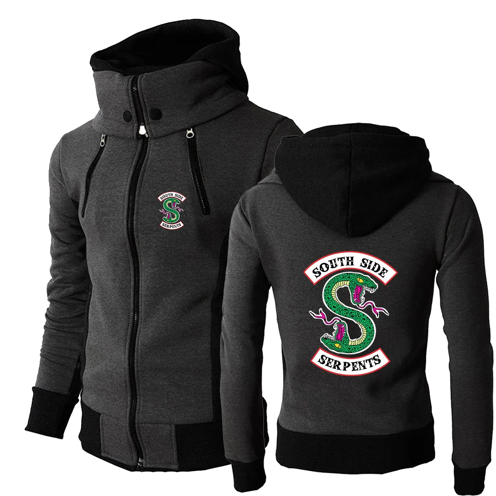 

2024 Riverdale Men Printing New Spring and Autumn Classics Zipper Hoodie High-Quality Comfortable Causal Printed Coat